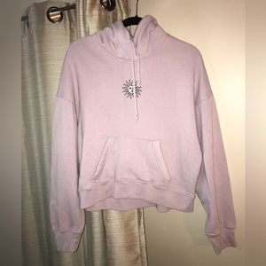 Light purple Hollister hoodie size medium